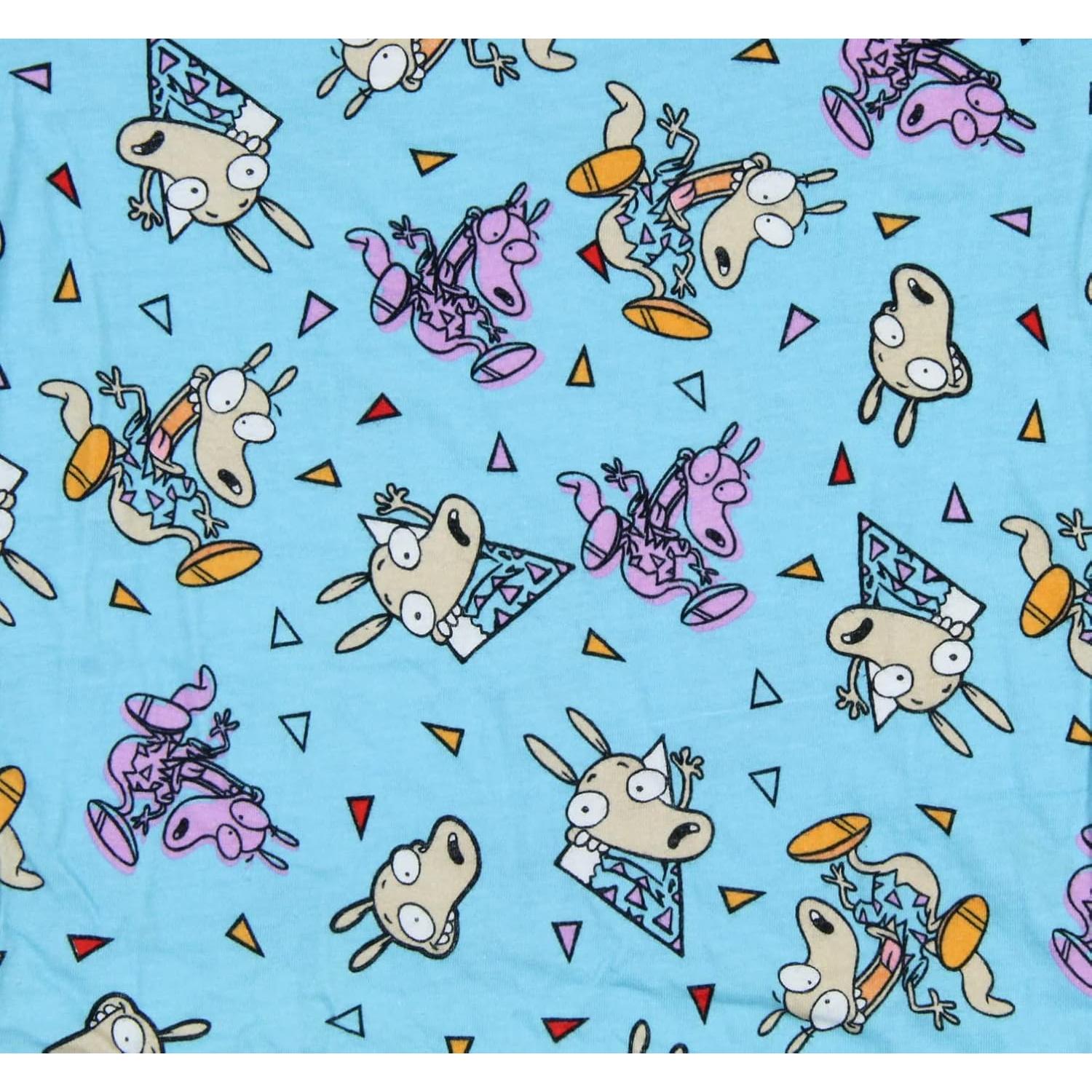 Pantalones Cortos de Dormir Bioworld Nickelodeon Rocko Azul