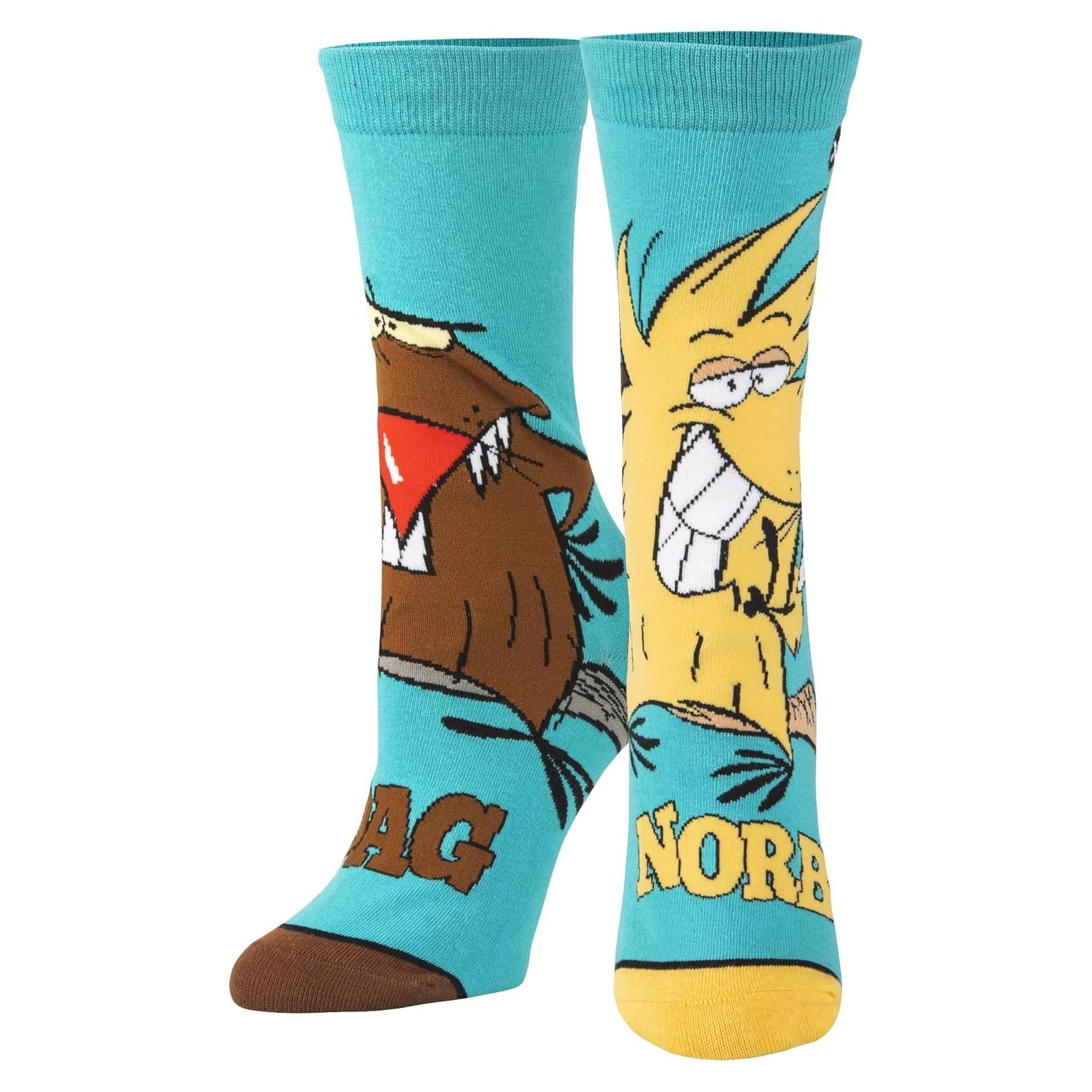 Calcetines Divertidos Odd Sox para Mujeres 5-10 - Personajes Nickelodeon
