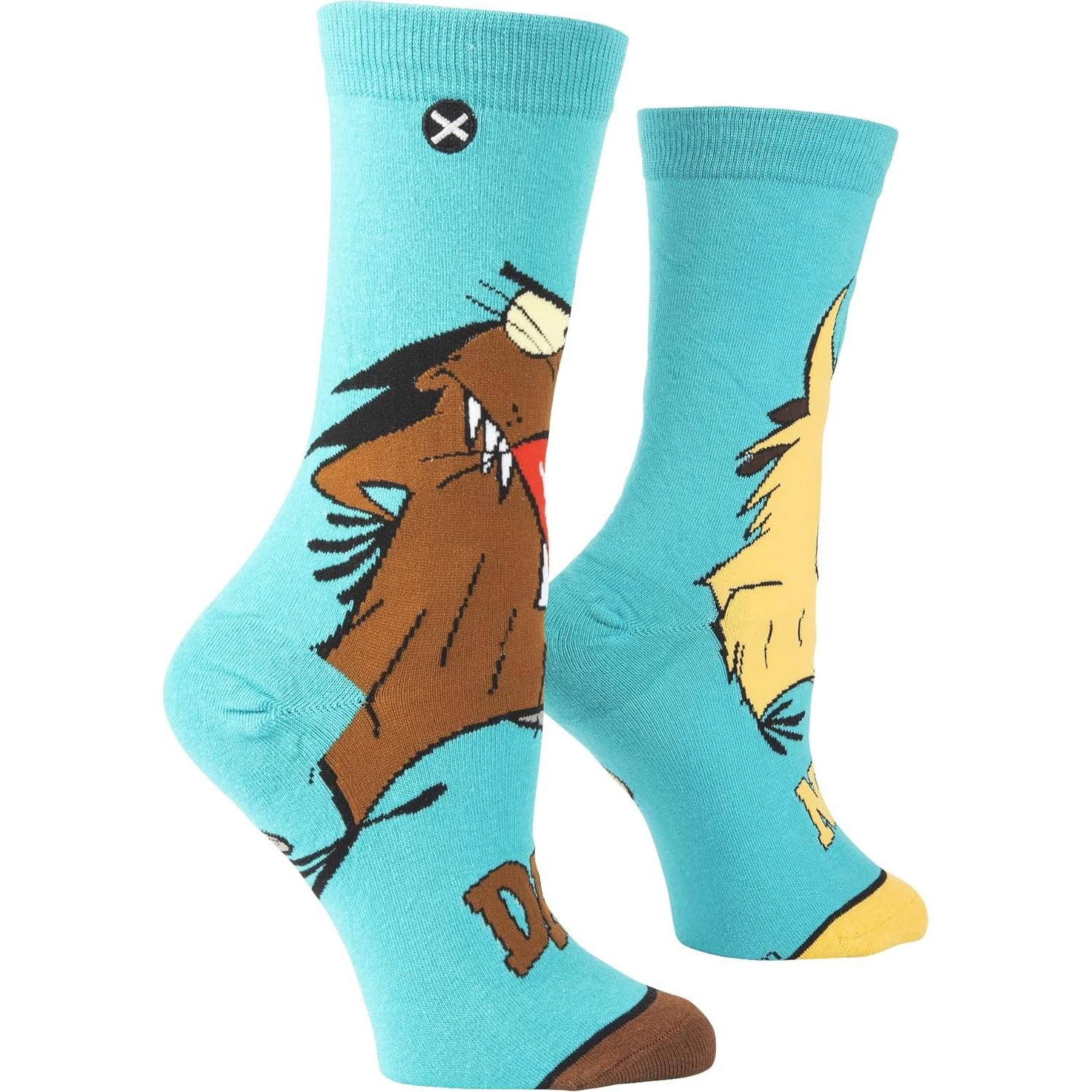 Calcetines Divertidos Odd Sox para Mujeres 5-10 - Personajes Nickelodeon