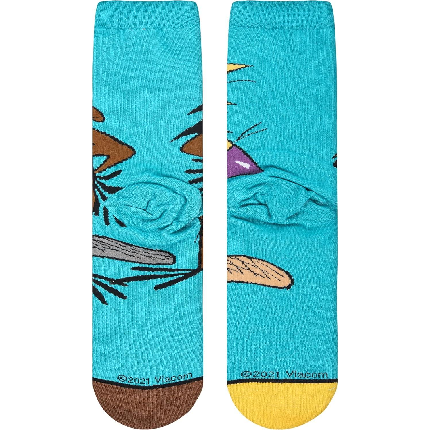 Calcetines Divertidos Odd Sox para Mujeres 5-10 - Personajes Nickelodeon