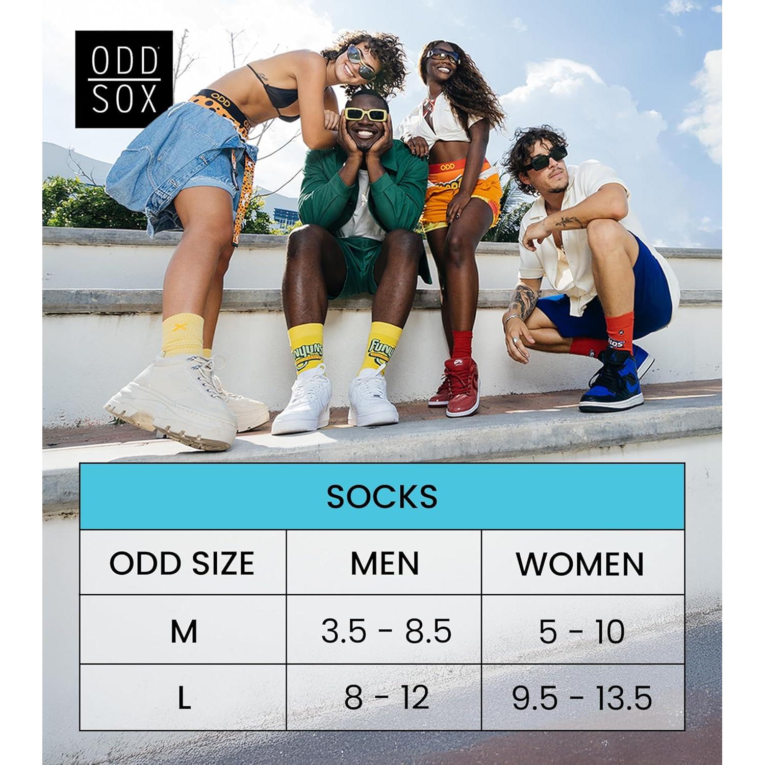Calcetines Divertidos Odd Sox para Mujeres 5-10 - Personajes Nickelodeon