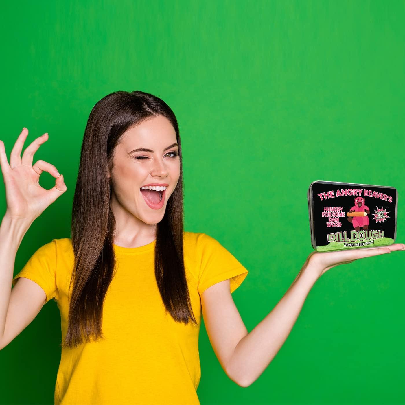 Masa de Estrés Angry Beaver Dill Dough - Alivio Divertido 181g