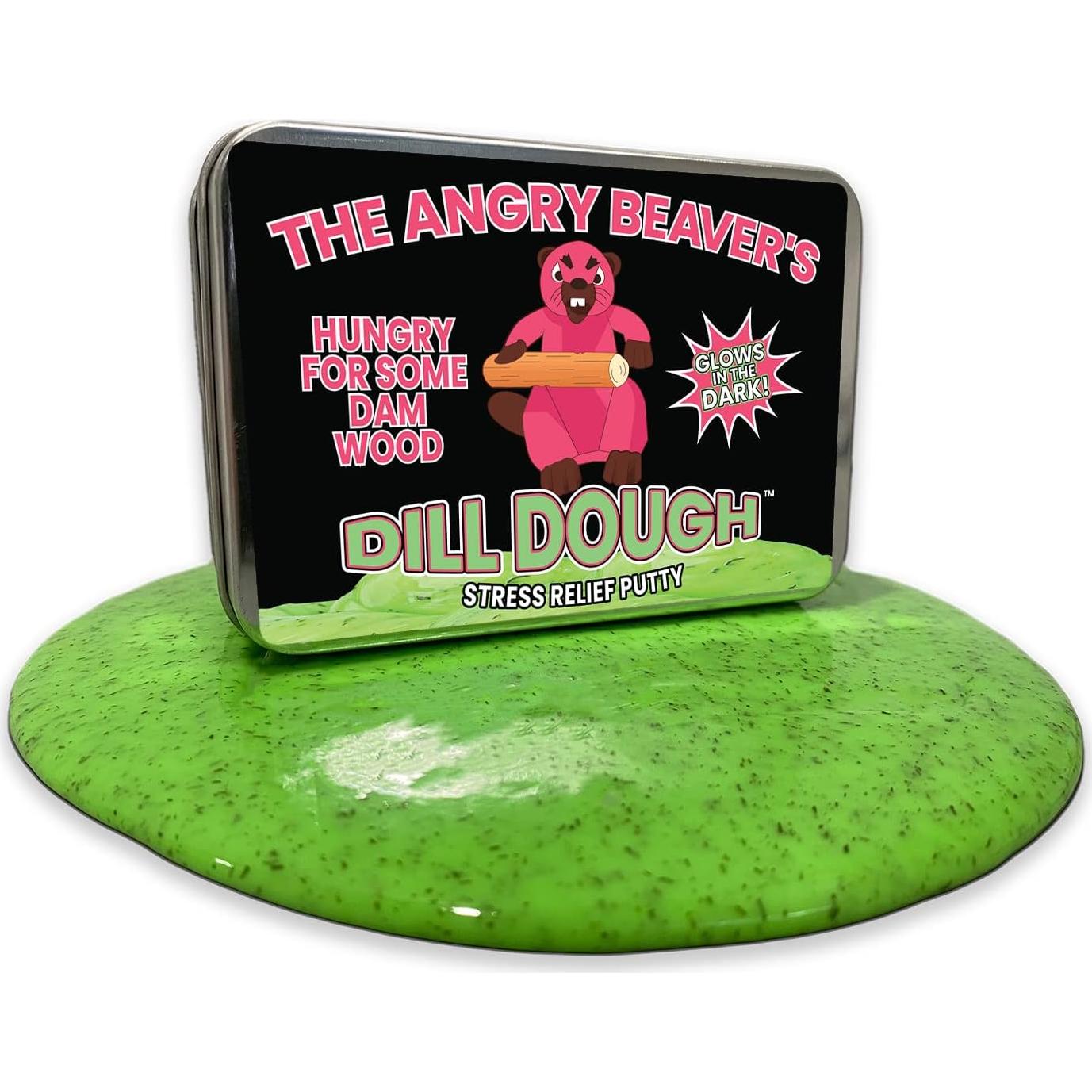 Masa de Estrés Angry Beaver Dill Dough - Alivio Divertido 181g
