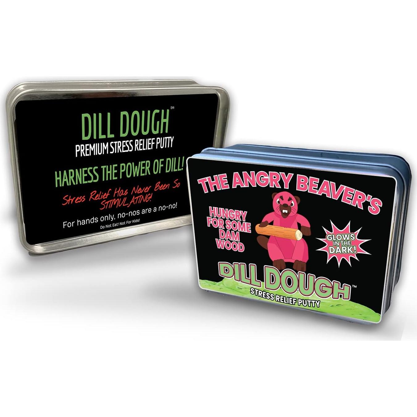 Masa de Estrés Angry Beaver Dill Dough - Alivio Divertido 181g