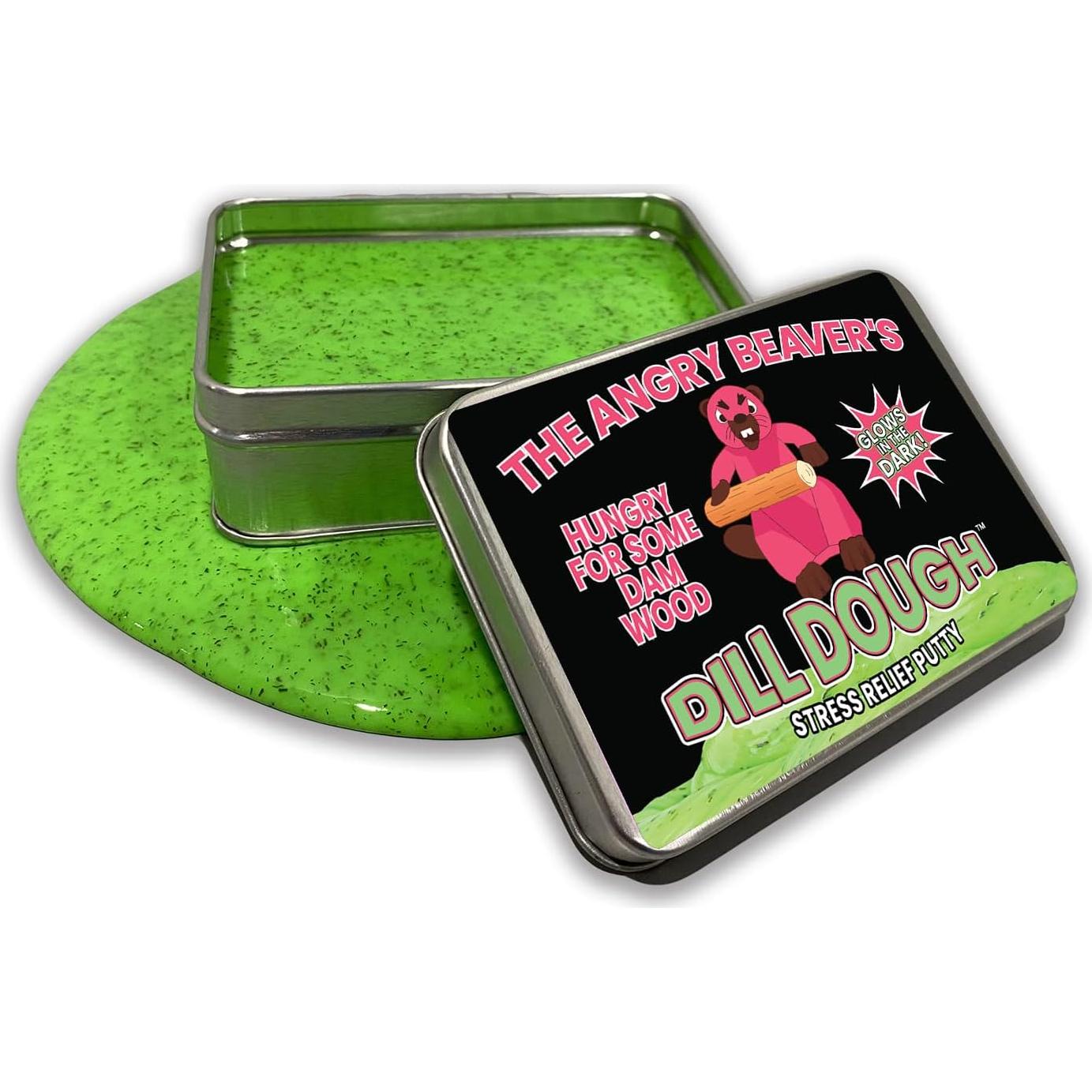 Masa de Estrés Angry Beaver Dill Dough - Alivio Divertido 181g