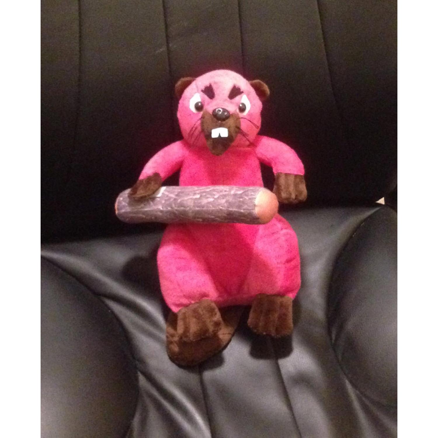 Castora Enfadada Debra de Peluche 25 cm Rosa - GearsOut