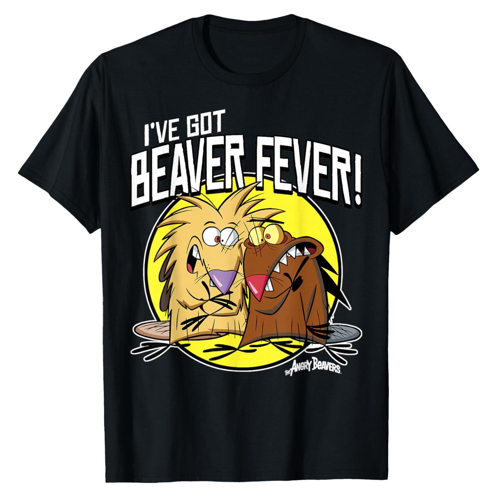 Camiseta gráfica Angry Beavers para hombres - Licencia oficial