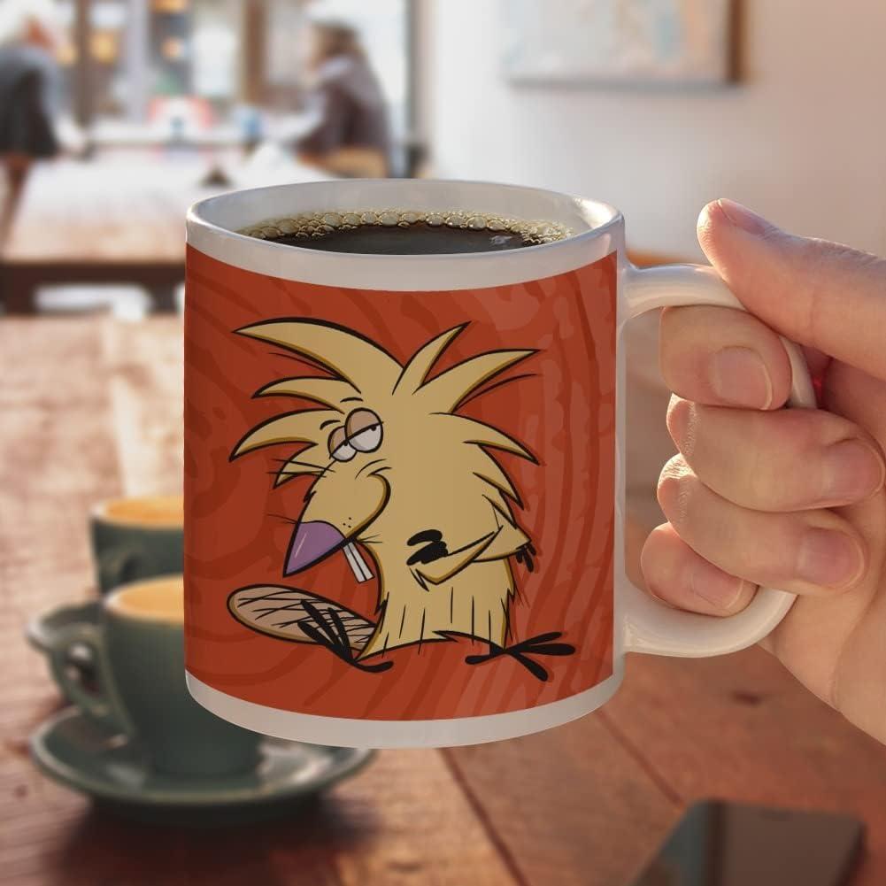 Taza de Cerámica Angry Beavers Norbert 311ml Regalo Original