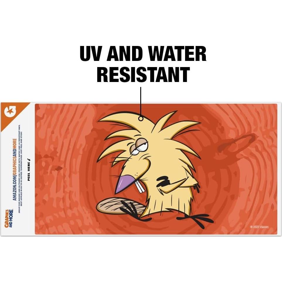 Calcomanía de Auto Castores Enfurecidos Graphics and More 19.3x10.2cm