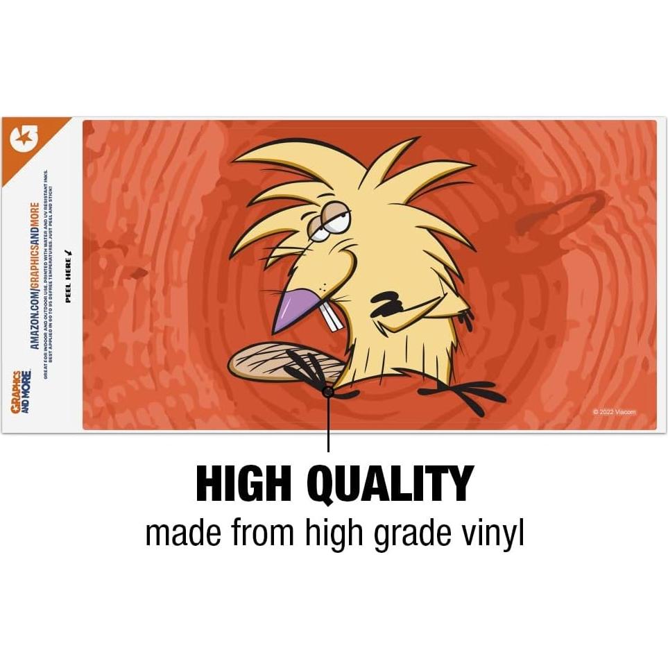 Calcomanía de Auto Castores Enfurecidos Graphics and More 19.3x10.2cm