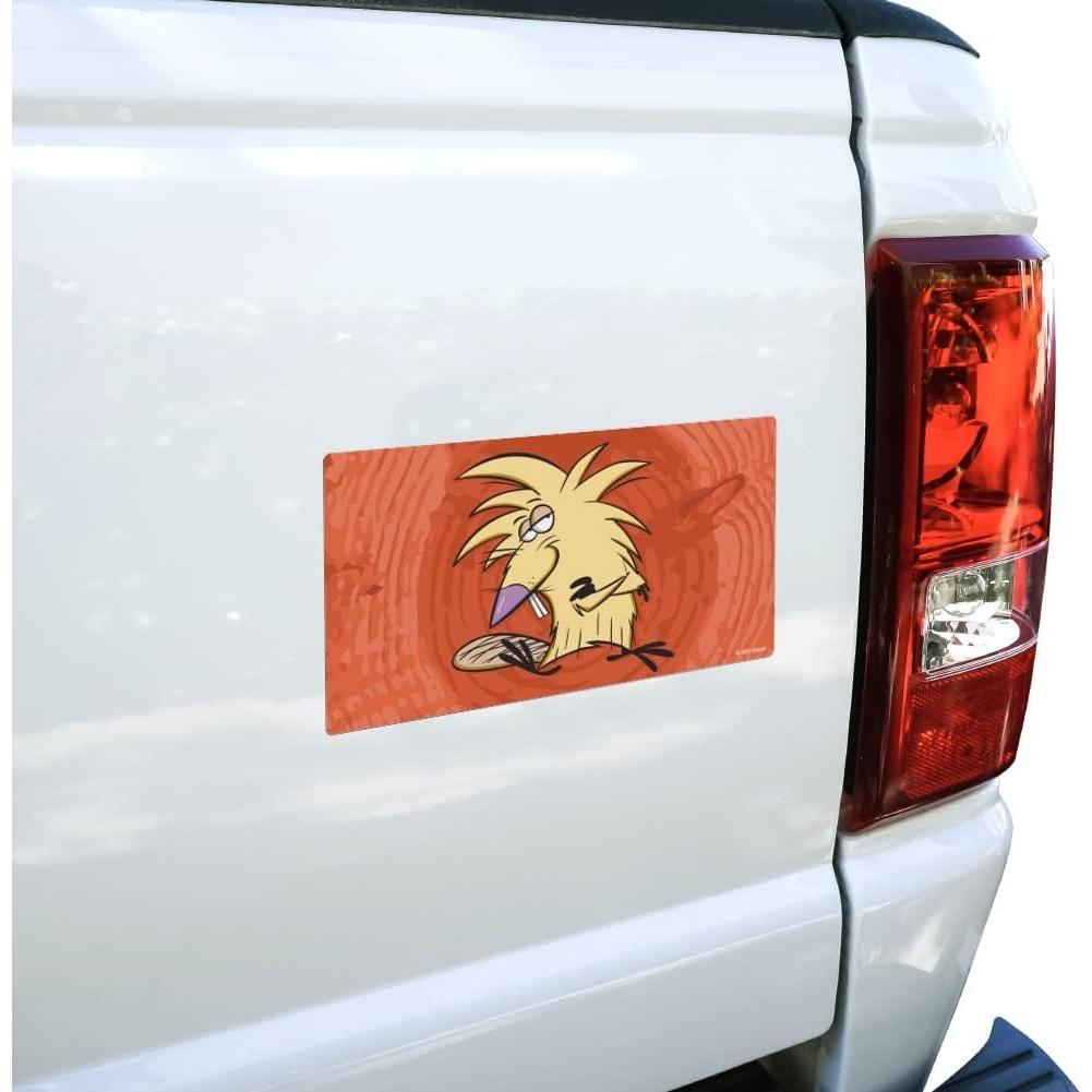 Calcomanía de Auto Castores Enfurecidos Graphics and More 19.3x10.2cm