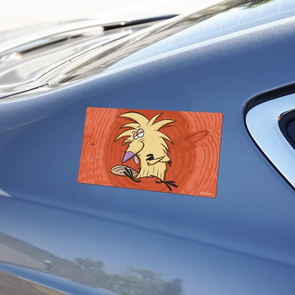 Calcomanía de Auto Castores Enfurecidos Graphics and More 19.3x10.2cm