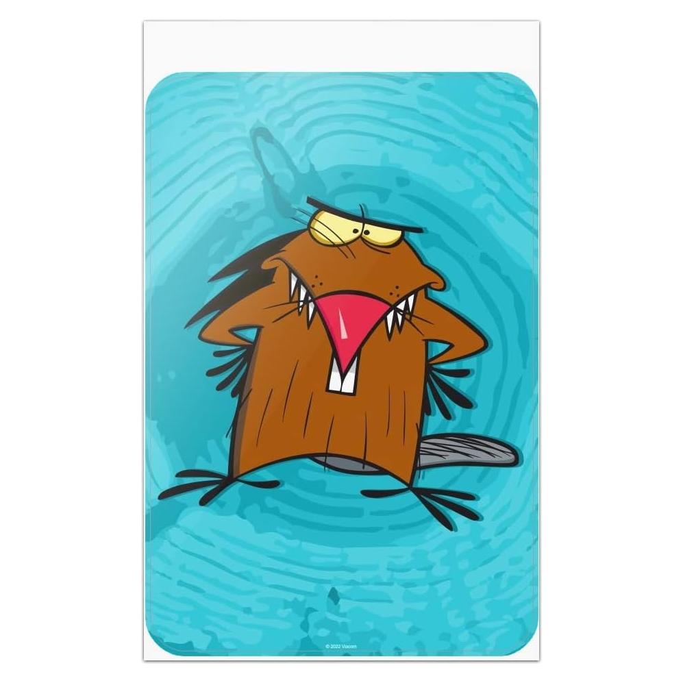 Adhesivo Decorativo Angry Beavers 20.32x30.48cm Graphics & More