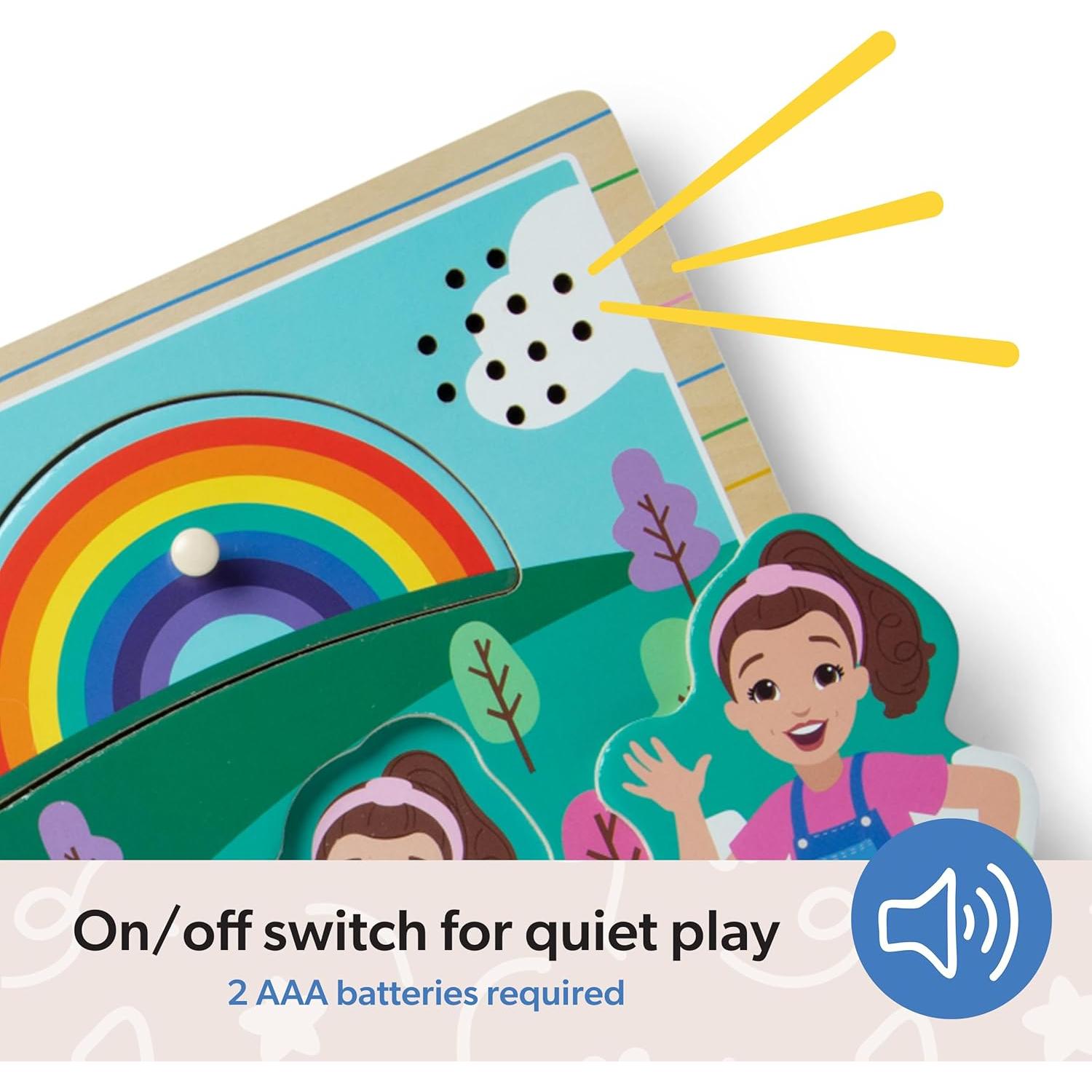 Rompecabezas Musical de Madera Sra. Rachel Melissa & Doug 6 Piezas