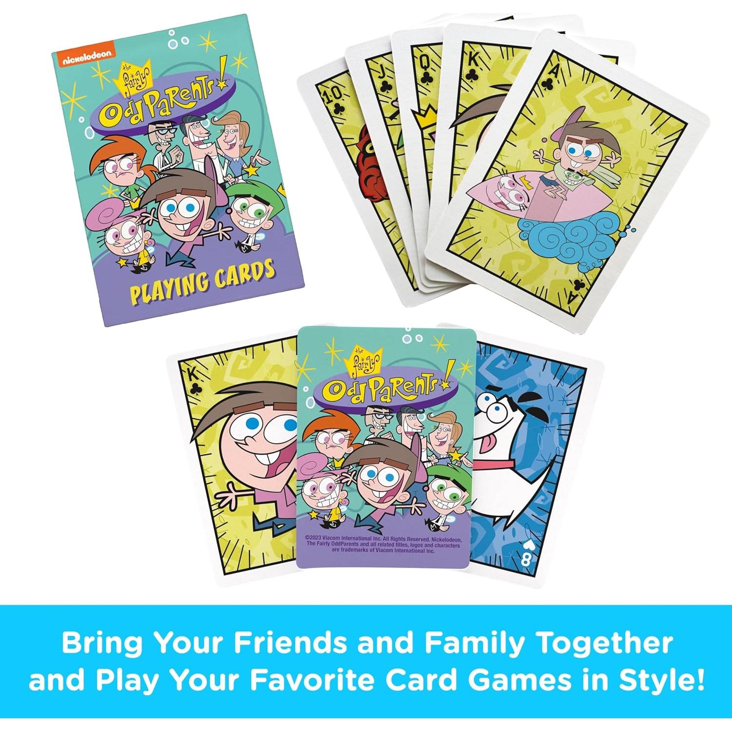 Baraja de Juego Nickelodeon Los Padres Magos AQUARIUS