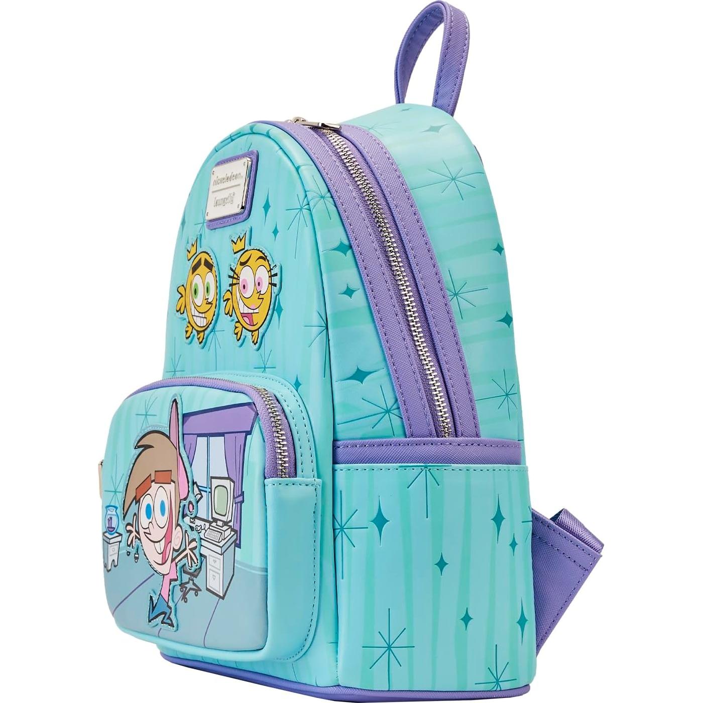 Mini Mochila Loungefly Nickelodeon Padres Mágicos 36.4x24x17cm