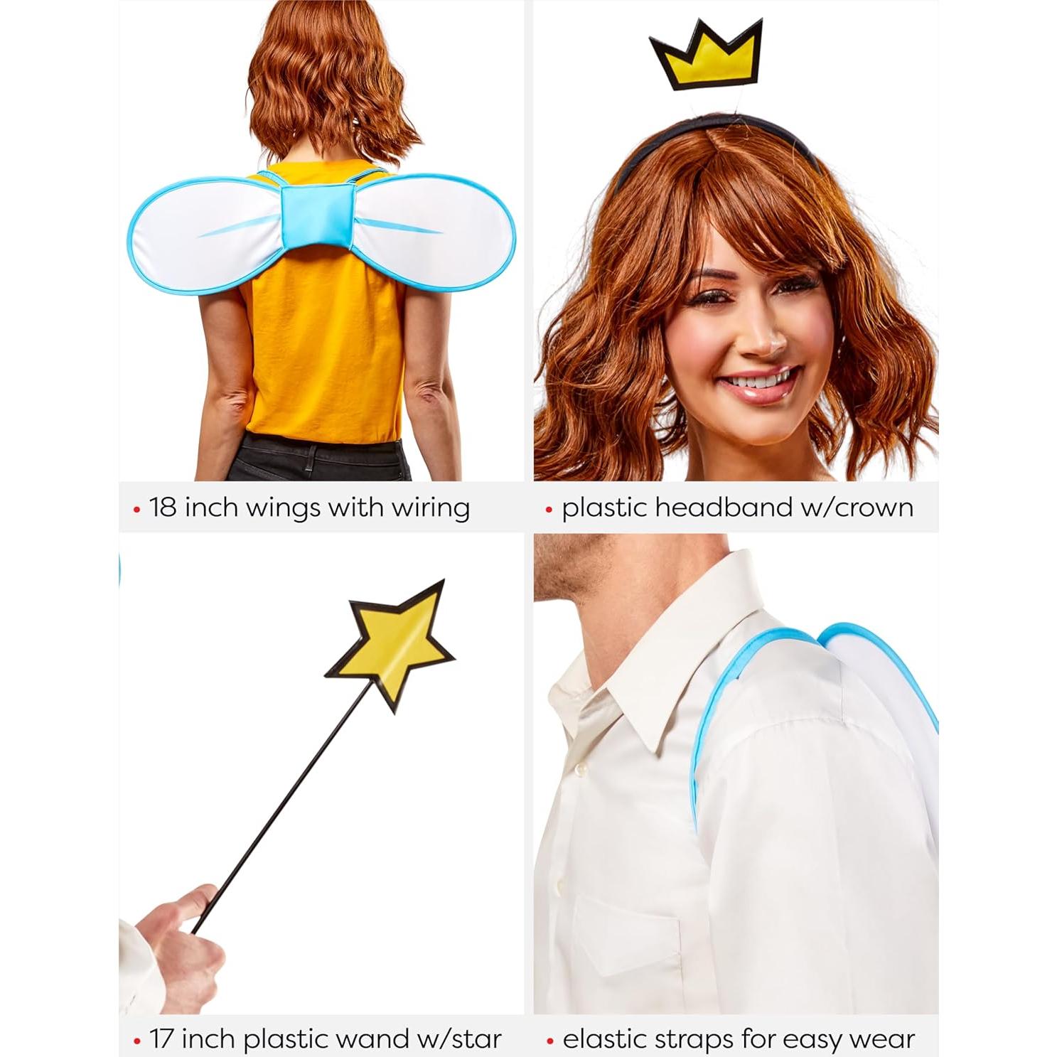 Disfraz Adulto Rubies Los Padrinos Mágicos con Alas y Varita