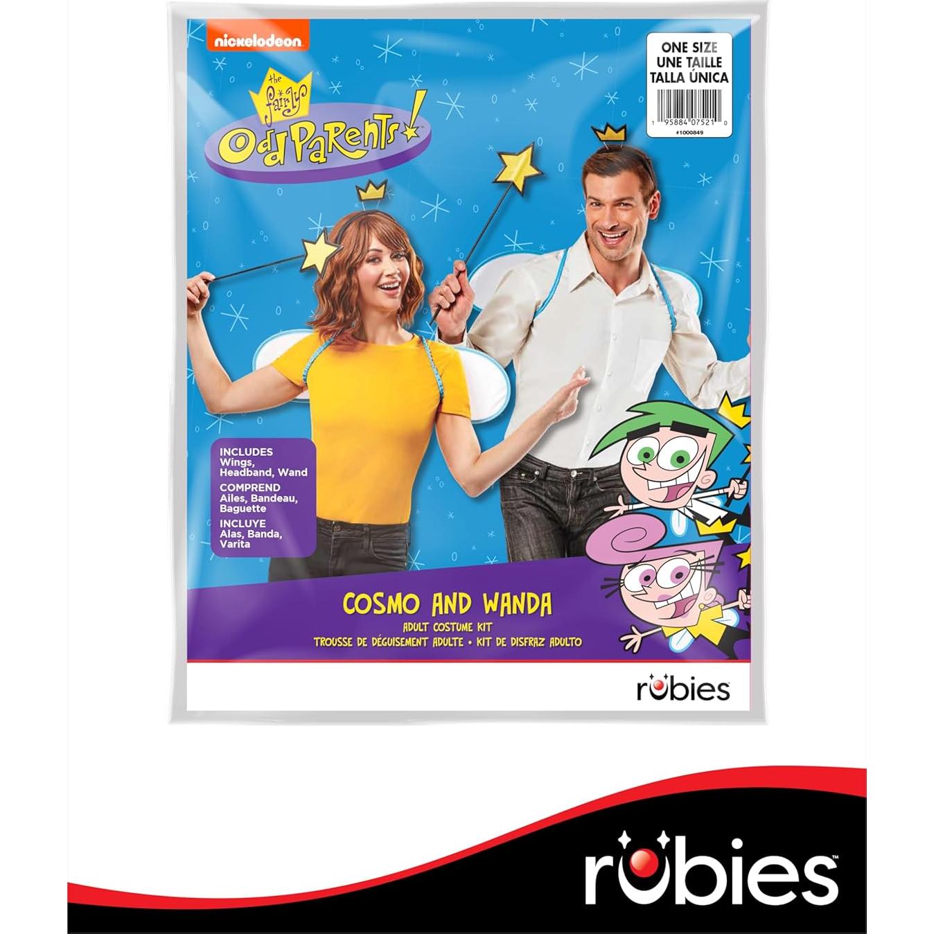 Disfraz Adulto Rubies Los Padrinos Mágicos con Alas y Varita