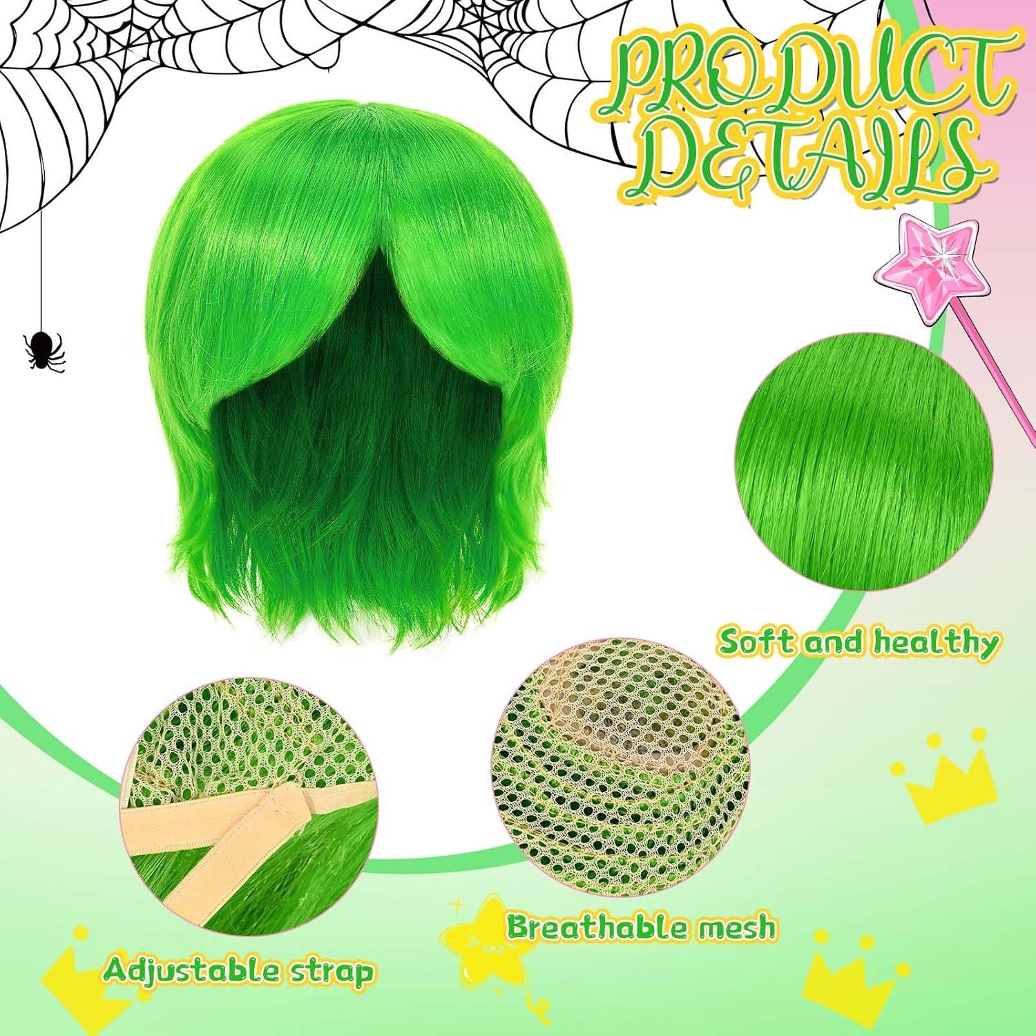 Disfraz de Halloween 9 Piezas Hada con Pelucas y Accesorios