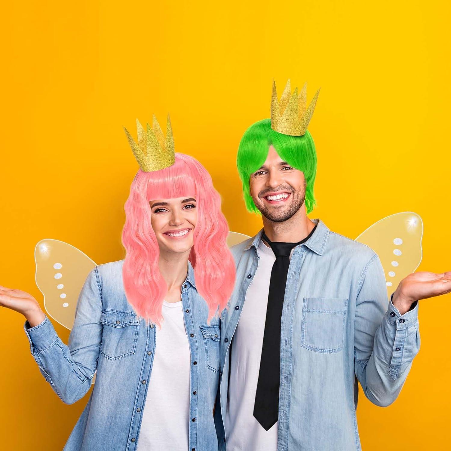 Disfraz de Halloween 9 Piezas Hada con Pelucas y Accesorios