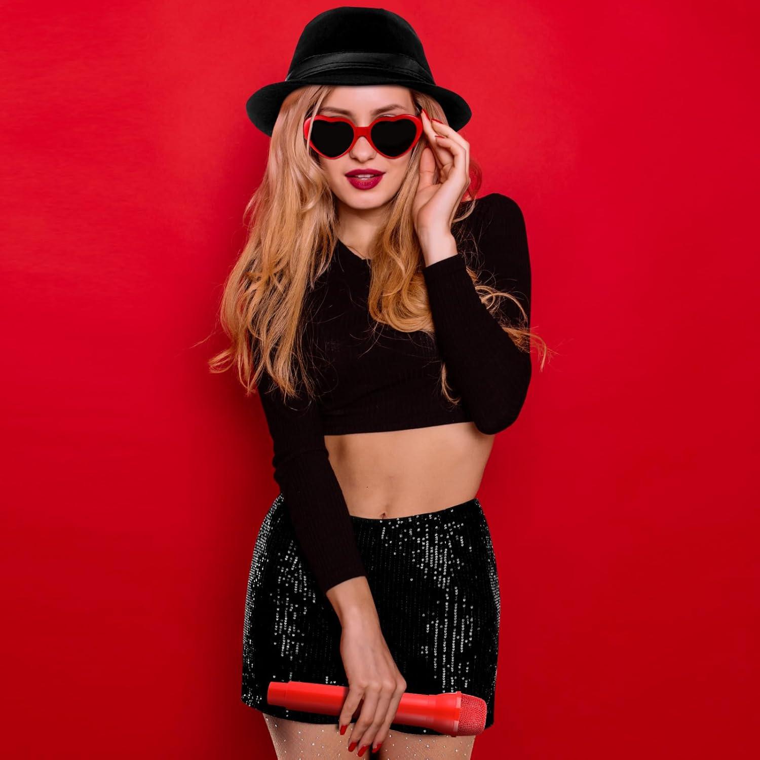 Disfraz de Halloween Jeyiour para Mujeres - Sombrero Bowler y Accesorios