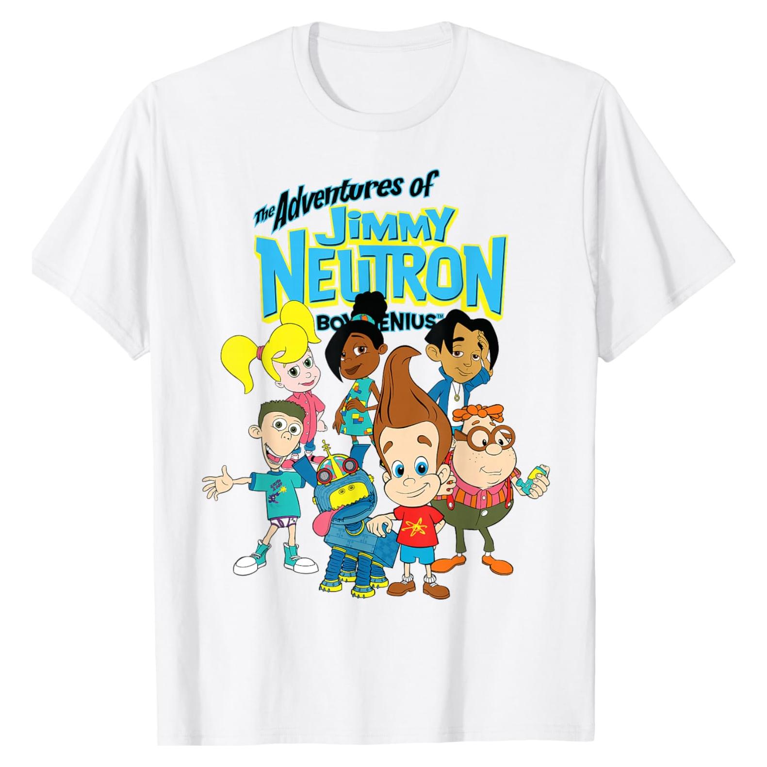 Camiseta Hombre Nickelodeon Jimmy Neutron Licenciada