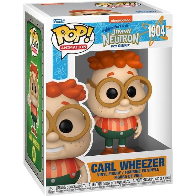 Figura POP! Carl Wheezer Funko 9.8 cm Las Aventuras de Jimmy Neutron