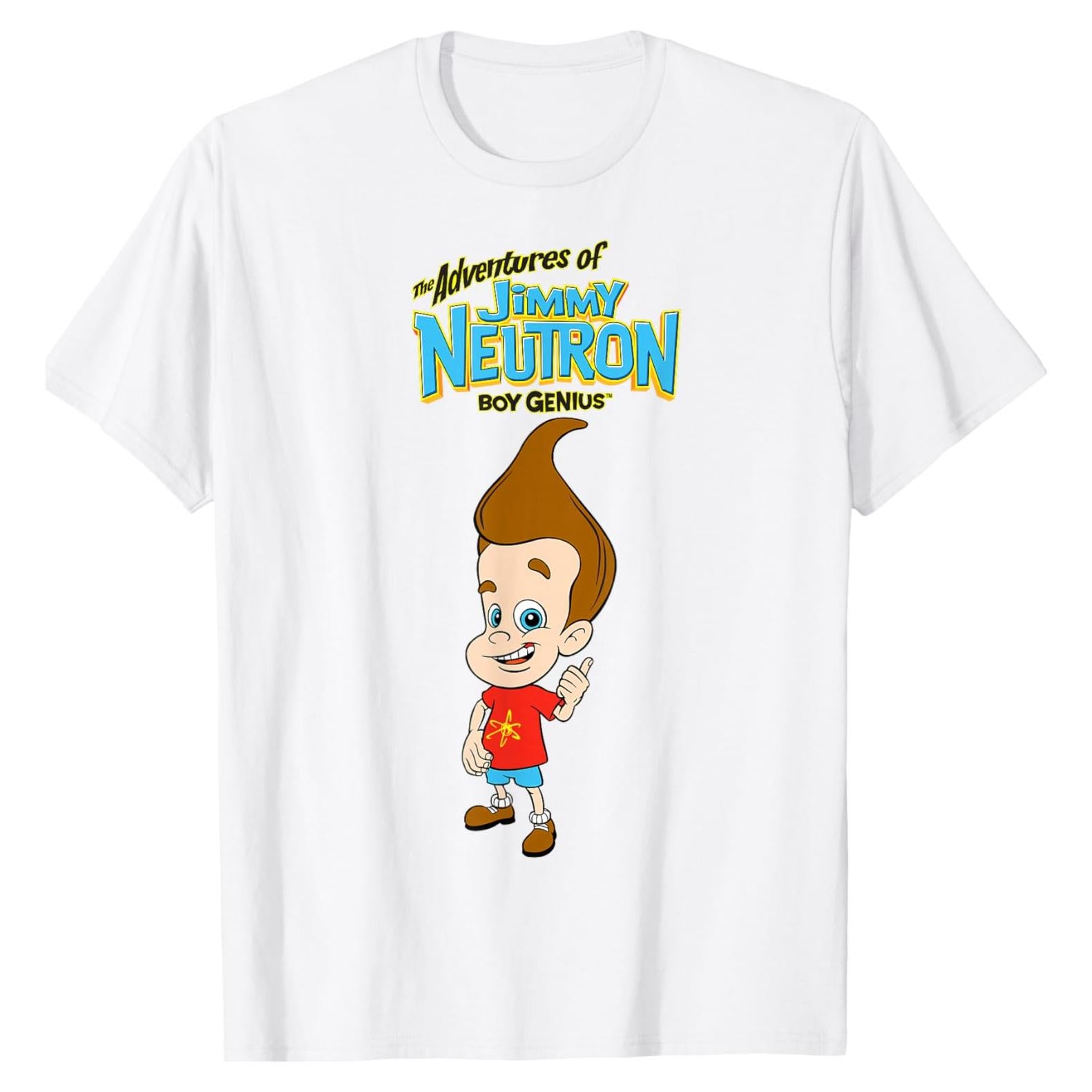 Camiseta Nickelodeon Jimmy Neutron Hombre Talla Clásica