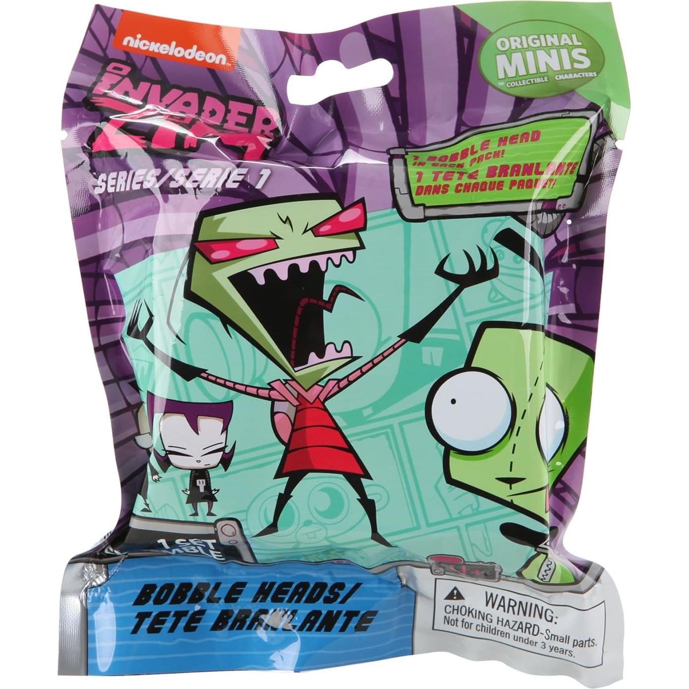 Mini Bobble Head Invader Zim con Soporte - 8.26 cm - ZAG
