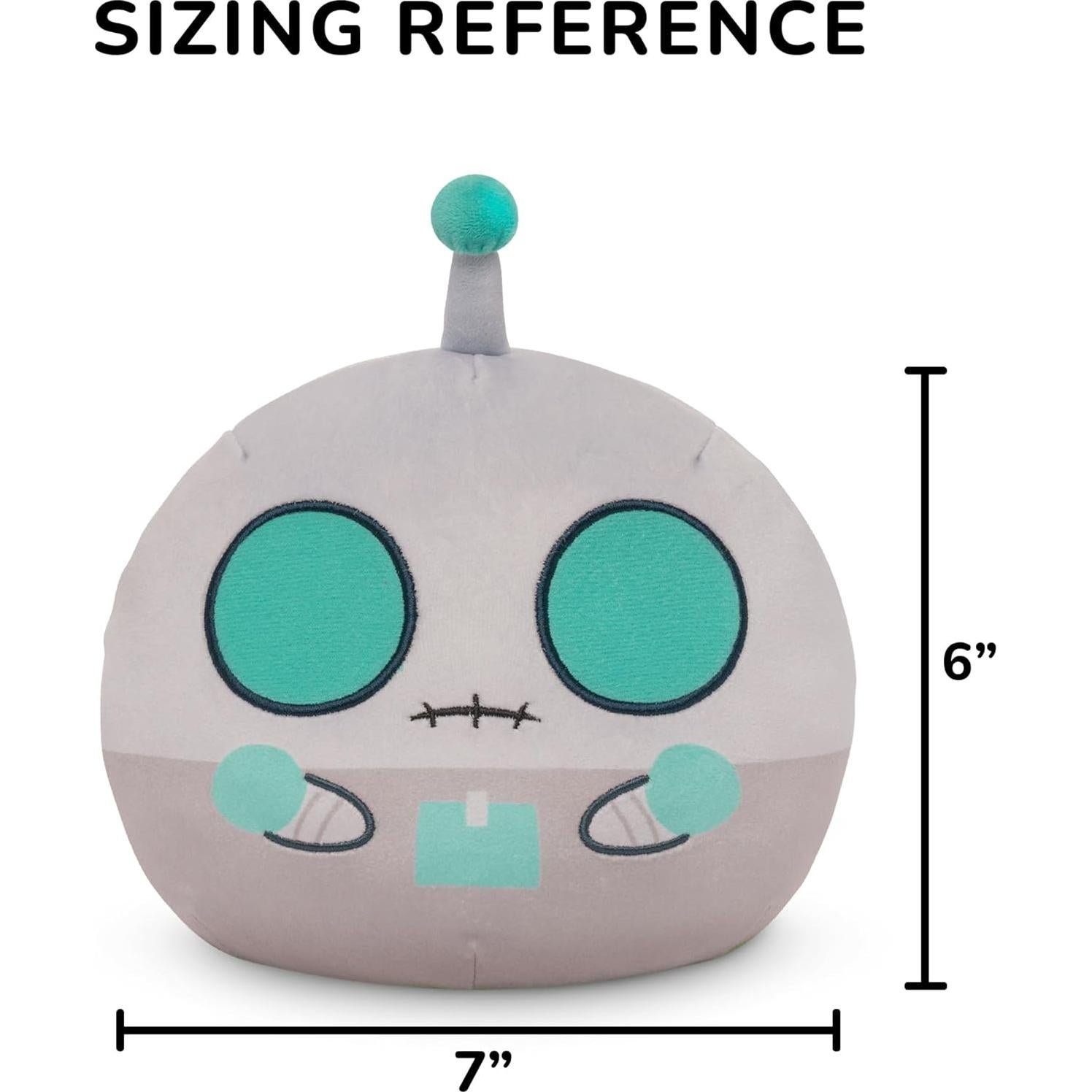Peluche Reversible Invasor Zim TeeTurtle 15 cm Suave Kawaii