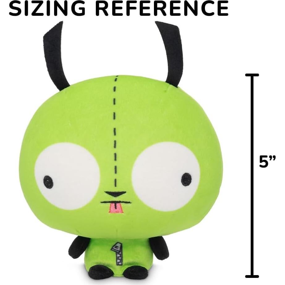Peluche Reversible TeeTurtle Invasor Zim Gir 12.7 cm
