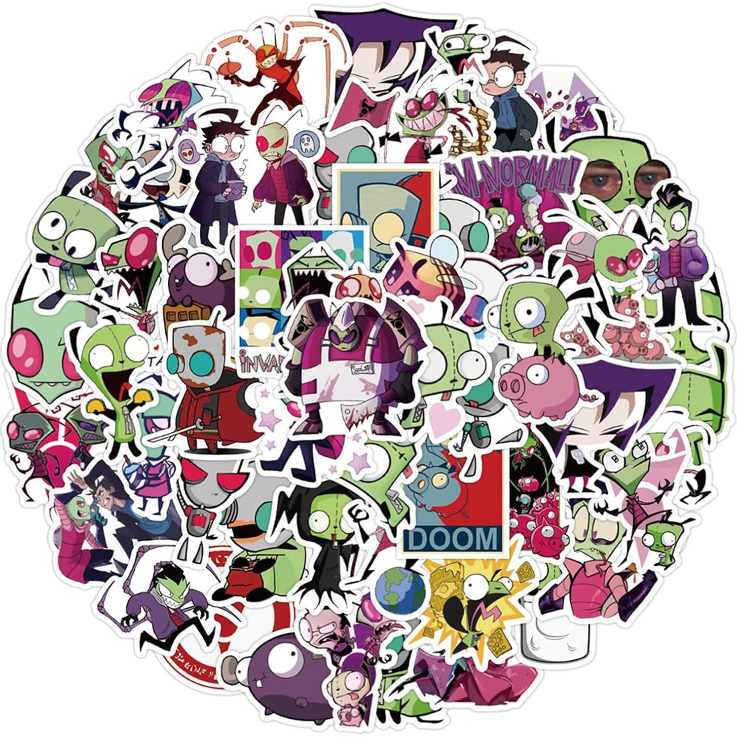 Conjunto de 50 Calcomanías de Vinilo Impermeables Meet Holiday