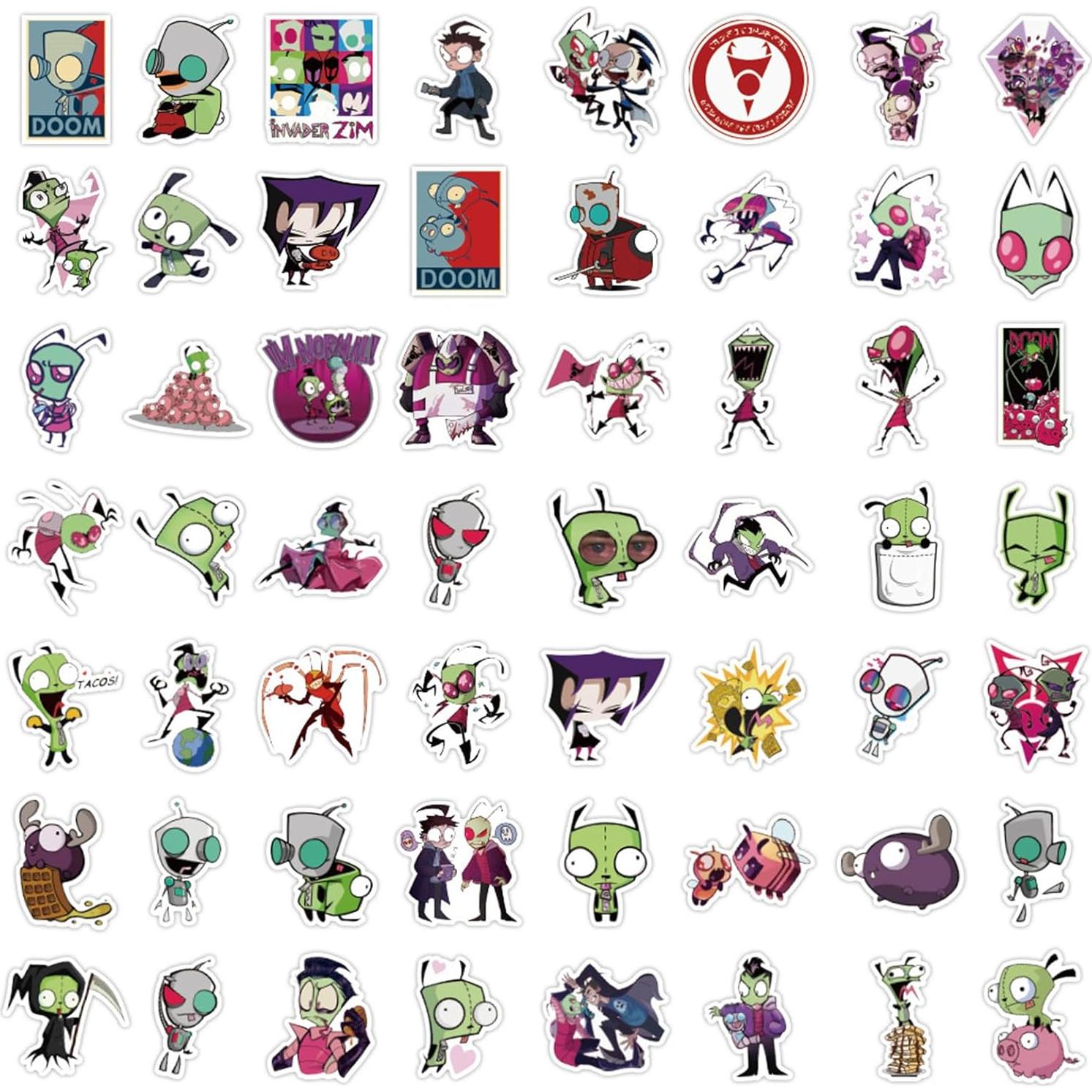 Conjunto de 50 Calcomanías de Vinilo Impermeables Meet Holiday