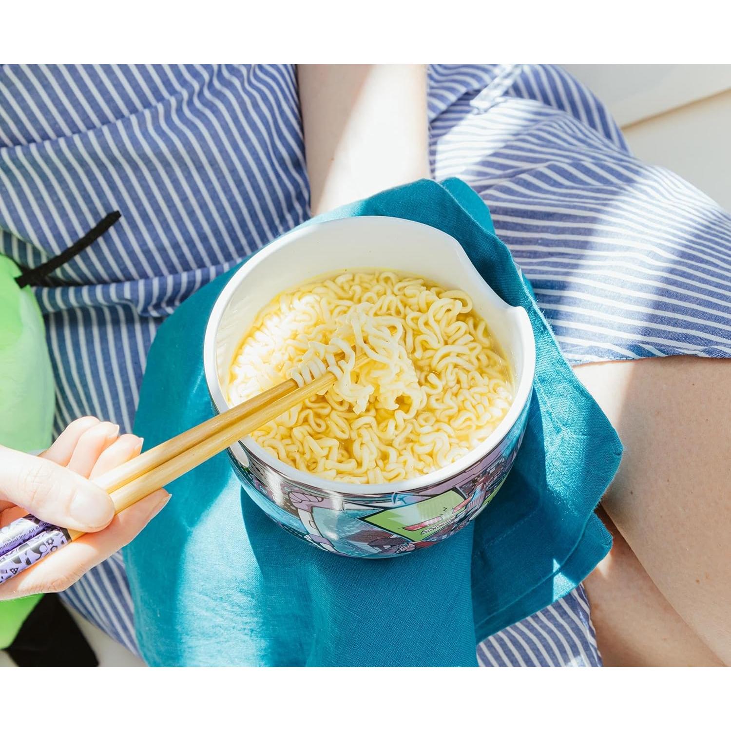 Juego de Vajilla de Ramen Silver Buffalo Invader Zim 20 Oz