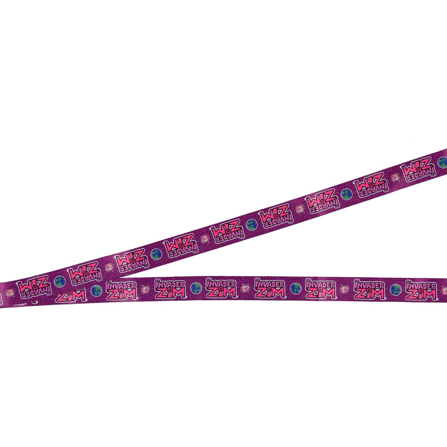 Porta Credenciales con Cinta Invader Zim y Colgante de Goma