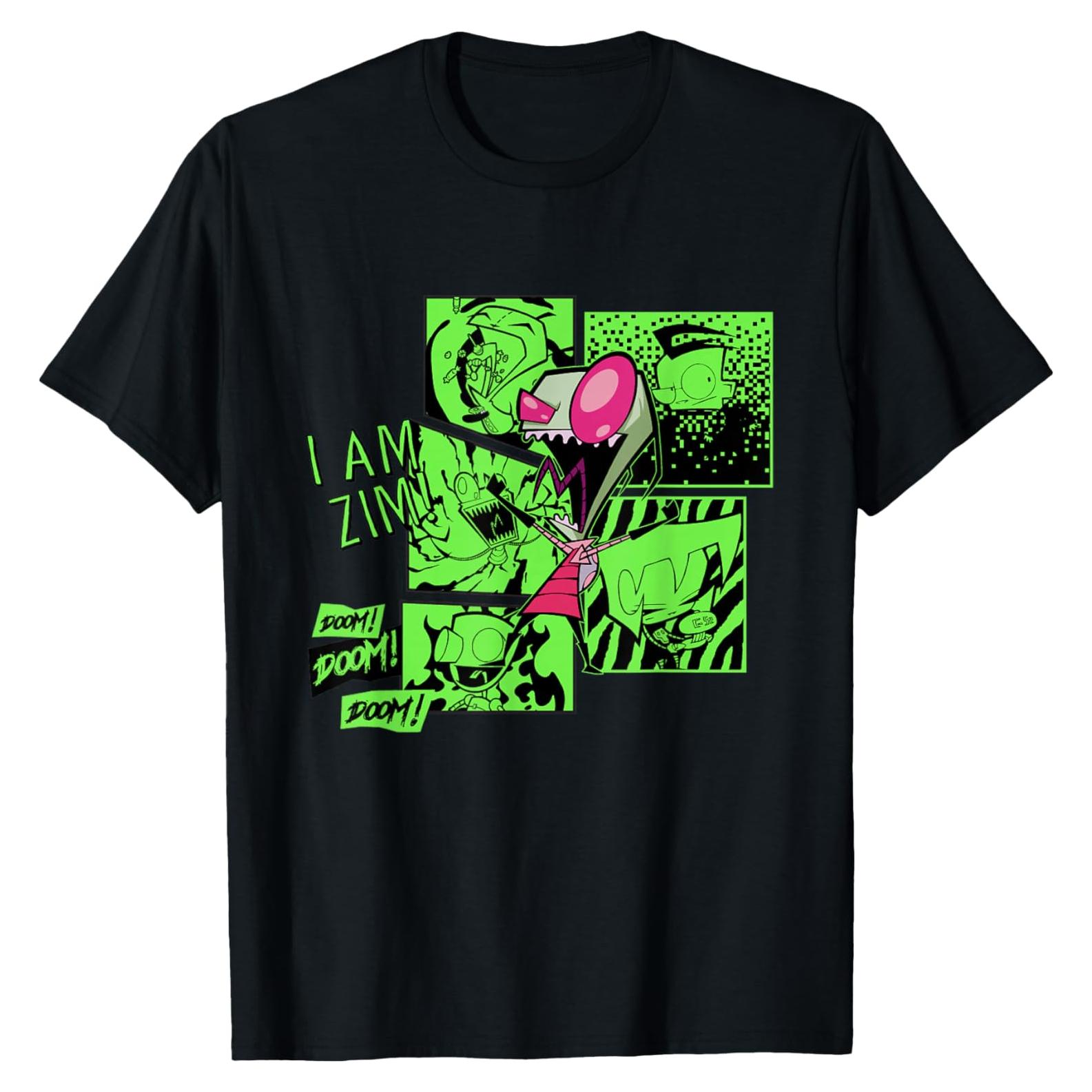 Camiseta de Cómic Invader Zim Licenciada Nickelodeon