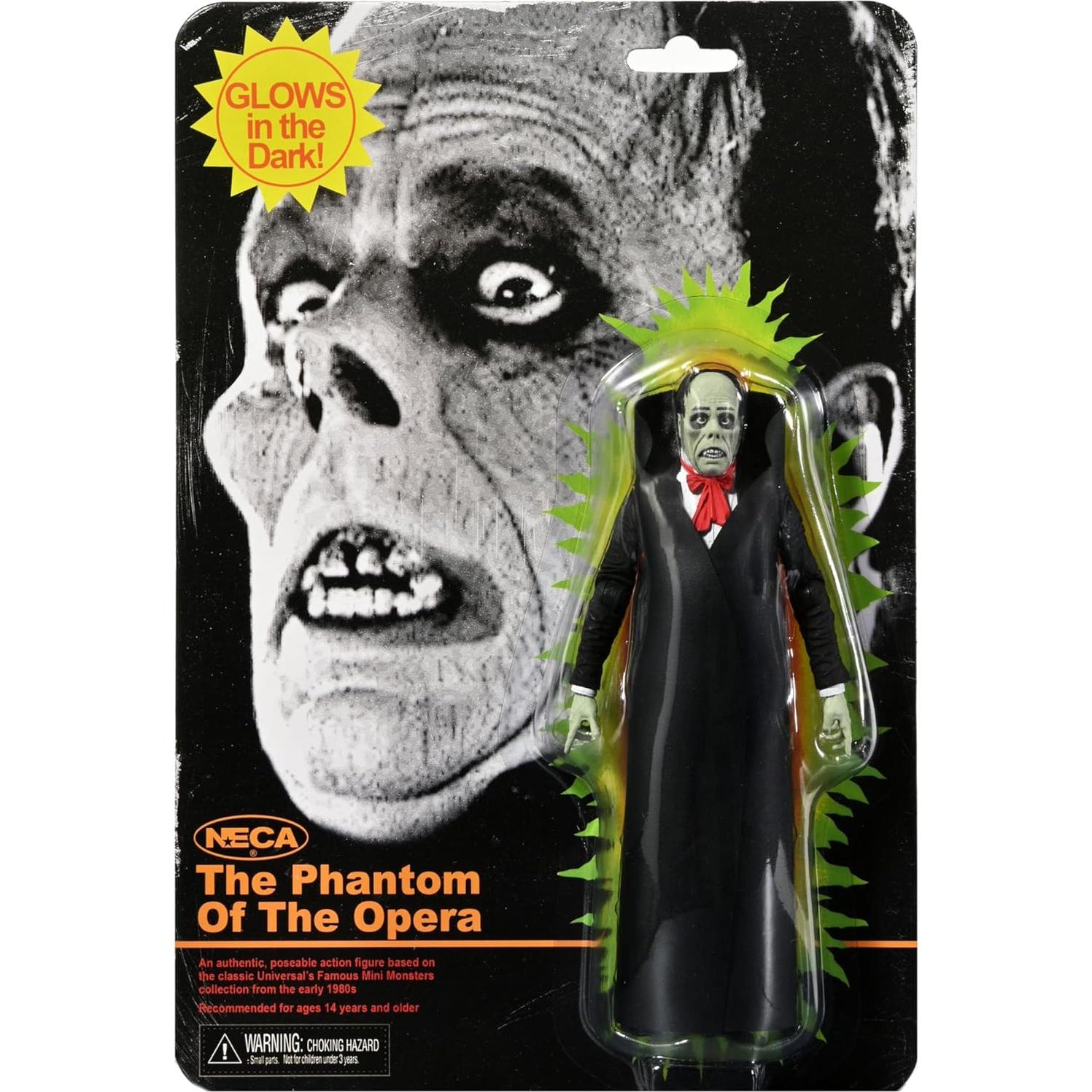 Figura de Acción NECA Fantasma de la Ópera 1:7 Brilla en la Oscuridad