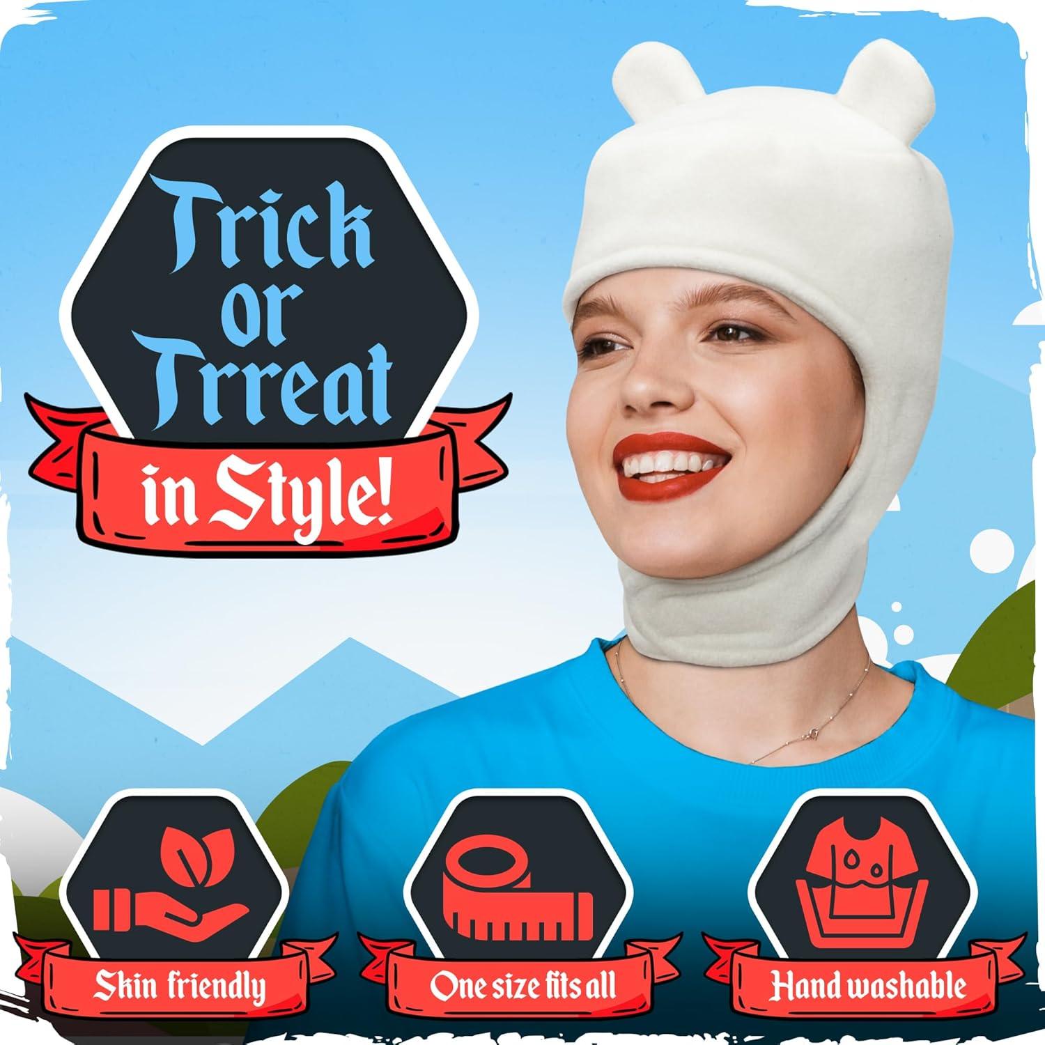 Sombrero de Cosplay Zadin Conejo Blanco para Niños