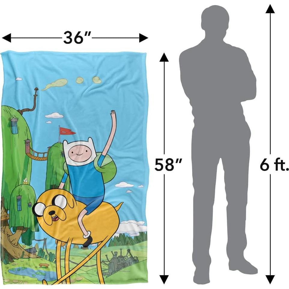 Manta Suave Trevco 91x147 cm Microfibra Polar Azul