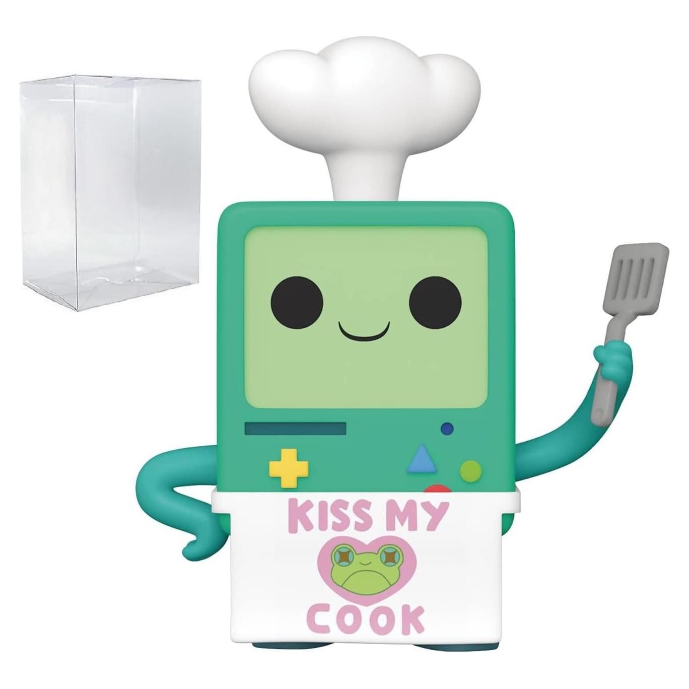 Figura de Vinilo Pop! BMO Cocinero Funko 9.5 cm con Protector