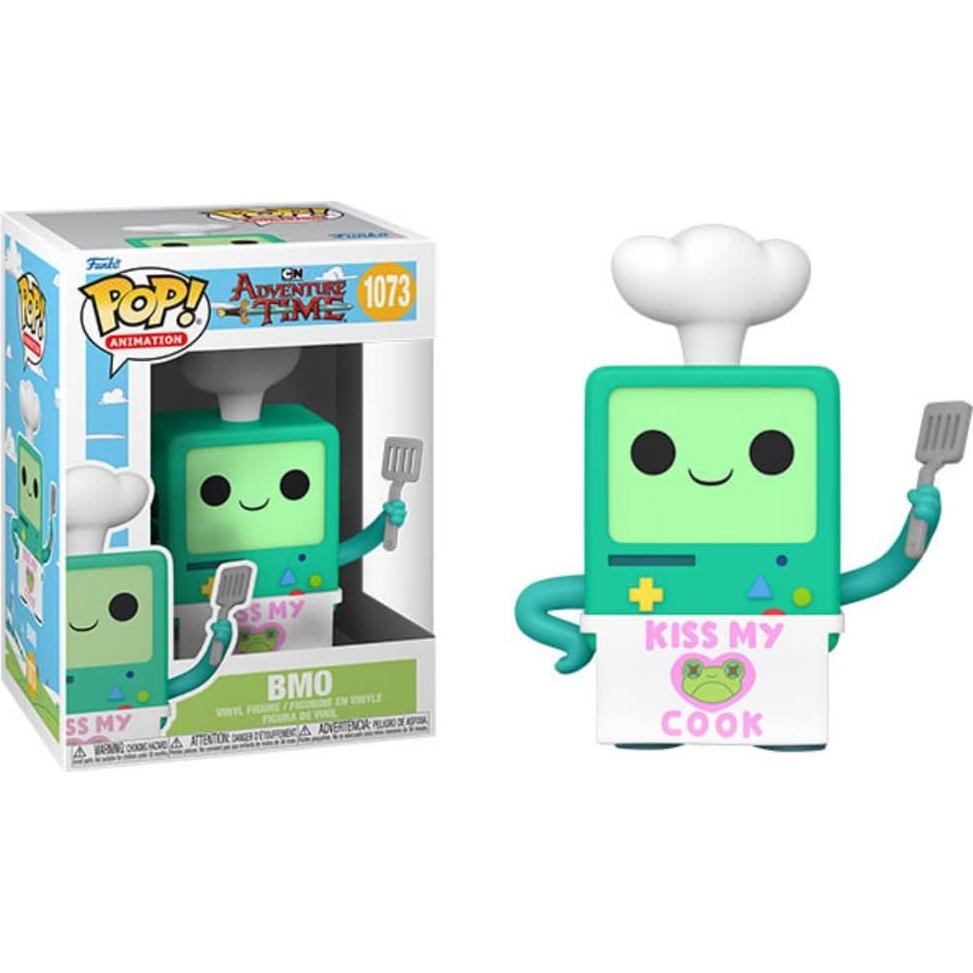 Figura de Vinilo Pop! BMO Cocinero Funko 9.5 cm con Protector