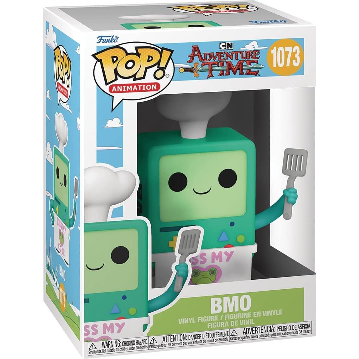 Figura de Vinilo Pop! BMO Cocinero Funko 9.5 cm con Protector