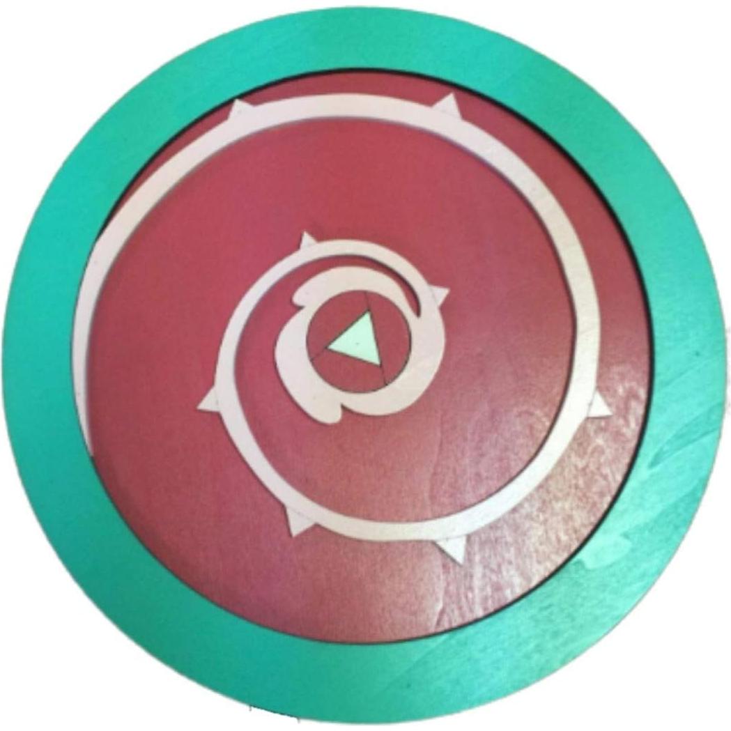 Conjunto de Escudo y Espada de Cuarzo Rosa AllTru2U 35.5cm