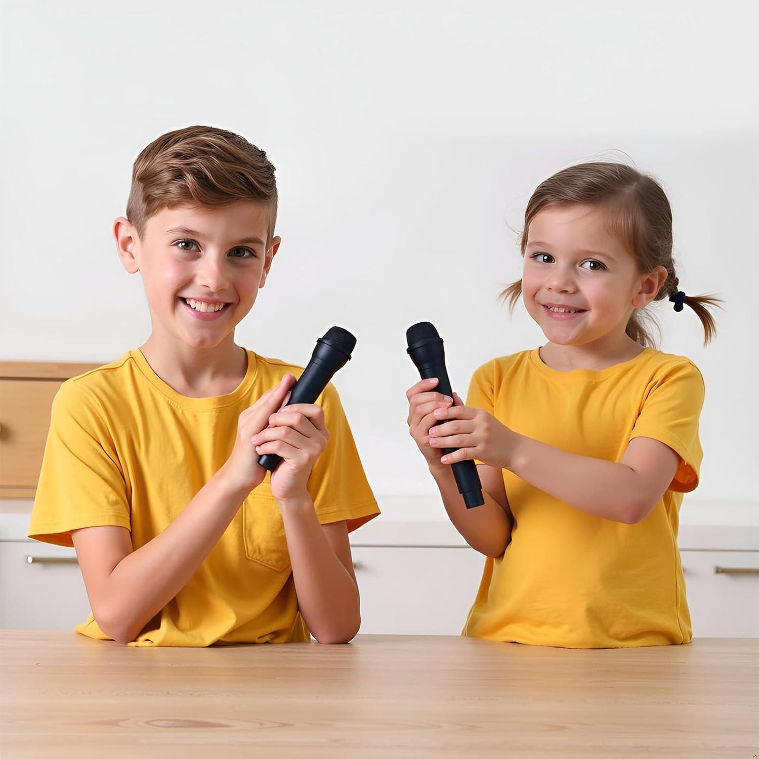 Juguete Micrófono de Plástico para Niños - Presentaciones y Lectura