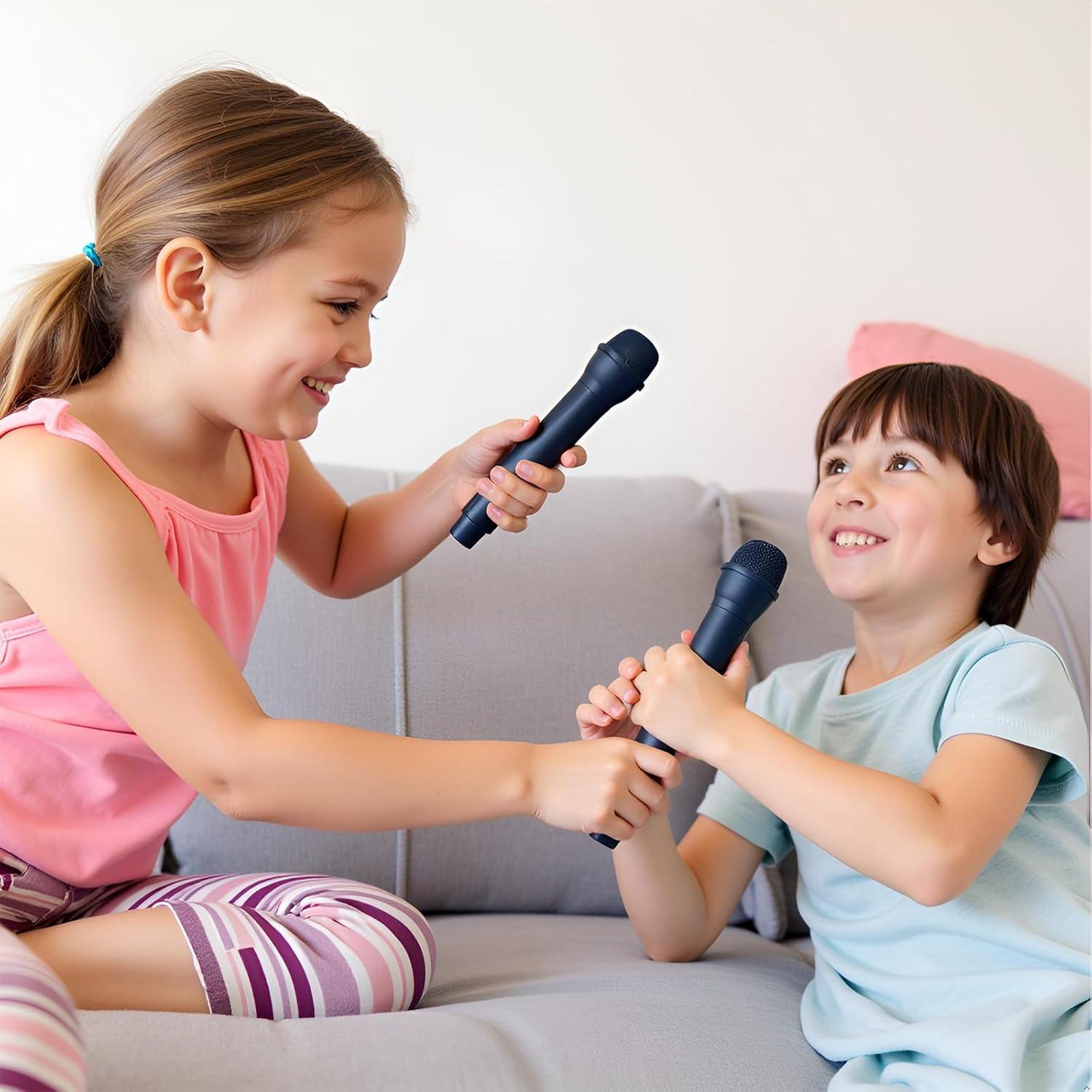 Juguete Micrófono de Plástico para Niños - Presentaciones y Lectura