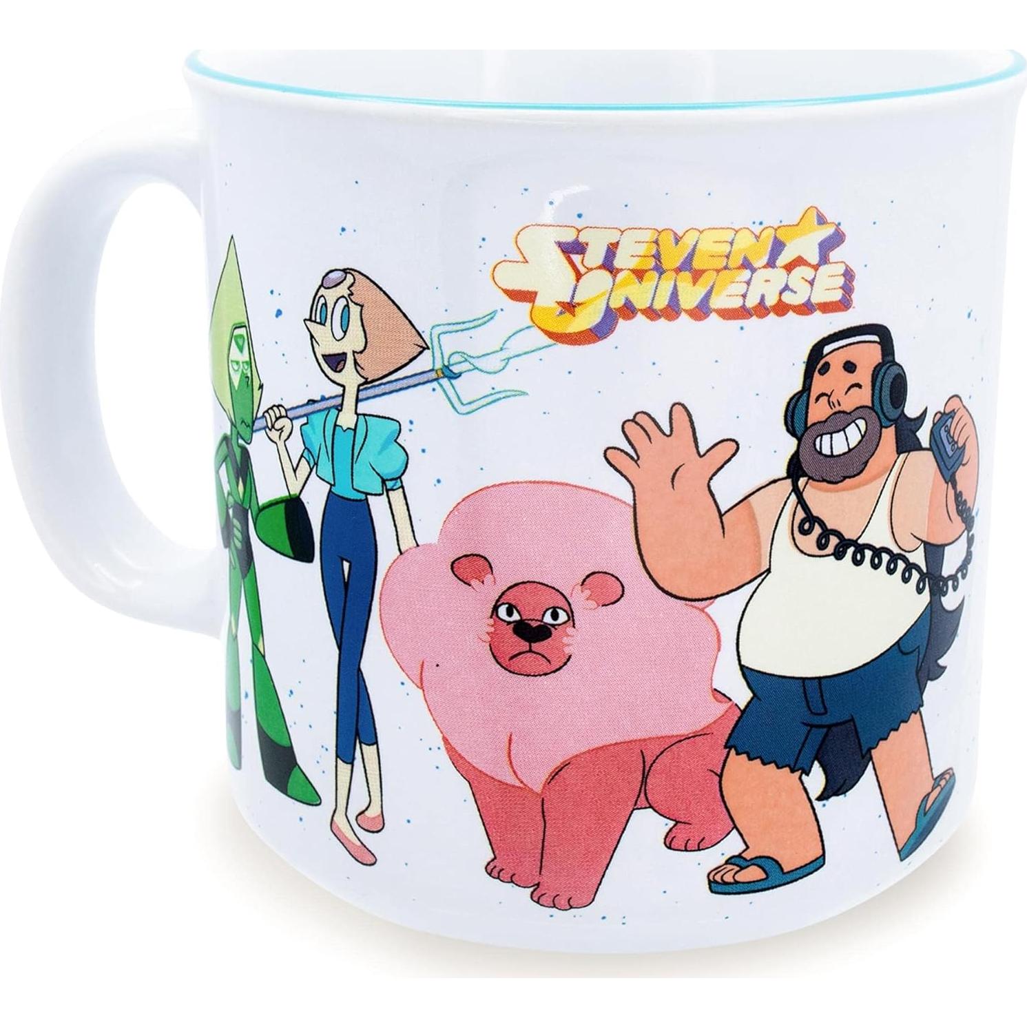 Taza Camper Cerámica Silver Buffalo Steven Universe 590 ml