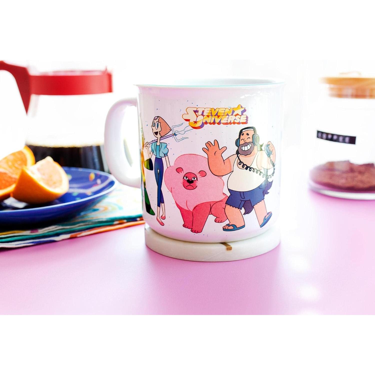 Taza Camper Cerámica Silver Buffalo Steven Universe 590 ml