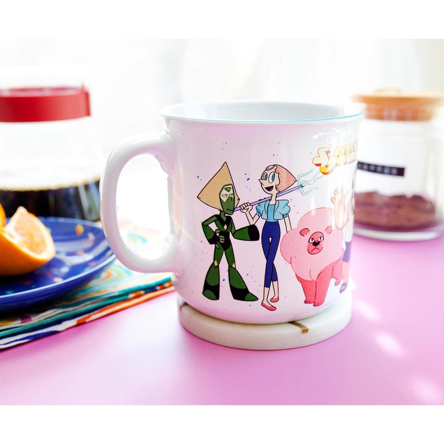 Taza Camper Cerámica Silver Buffalo Steven Universe 590 ml