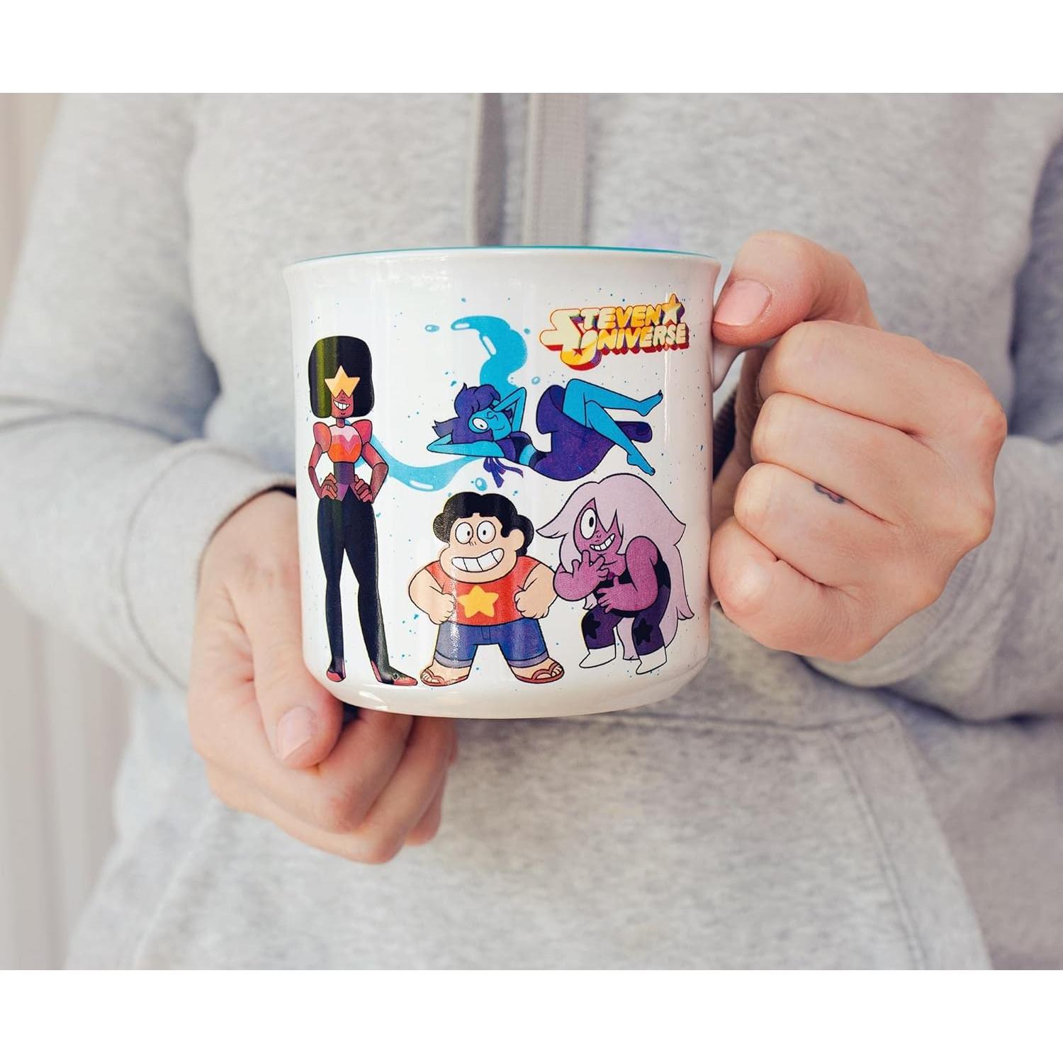 Taza Camper Cerámica Silver Buffalo Steven Universe 590 ml