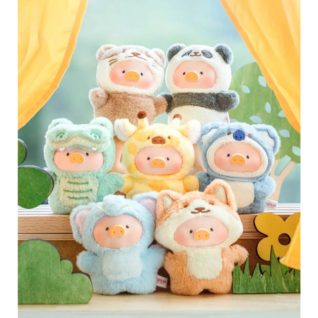 Títere de Dedos Lulu El Cerdito de Felpa - Caja Sorpresa